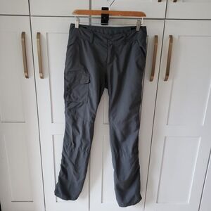 Columbia Hiking Pants Womens 4 Gray Omni Shield Stretch Outdoor Track Pant
